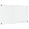 vidaXL Kitchen Backsplash Transparent 90 x 50 cm Tempered Glass