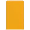vidaXL Bedside Cabinet Mustard Yellow 34.5x39x62 cm Steel