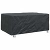 vidaXL Furniture Cover Plain Black 230 x 165 x 80 cm 210D