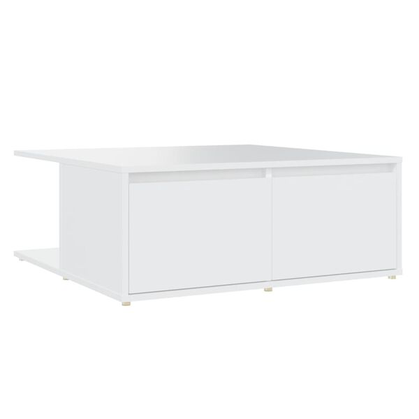 vidaXL Coffee Table White 80x80x31 cm Engineered Wood