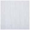 vidaXL Flooring Planks 55 pcs White 5.11 m&sup2; PVC