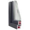 vidaXL Basement Window "RISOR" 60x100 cm Tilt&Turn DIN Left Anthracite