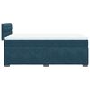 vidaXL Box Spring Bed with Mattress Dark Blue 80x200 cm Velvet