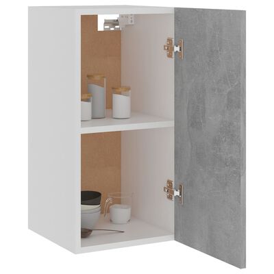 vidaXL Hanging Cabinet Concrete Grey 29.5x31x60 cm Engineered Wood