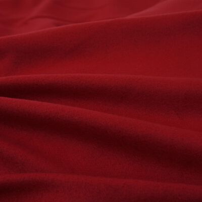vidaXL 4 Piece Bedding Set Fleece Wine Red 135x200/80x80 cm