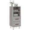 vidaXL Sideboard Grey Sonoma 34.5x34x90 cm Engineered Wood