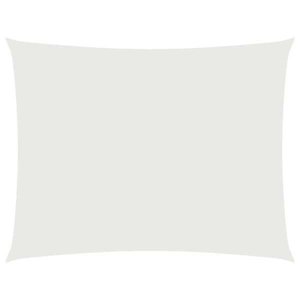 vidaXL Sunshade Sail Oxford Fabric Rectangular 3.5x4.5 m White