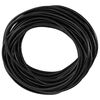 vidaXL Leather Cord Black &Oslash;2.5 mm x 5 m Leather