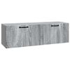 vidaXL Wall-Mounted TV Cabinet Grey Sonoma 98 x 31 x 30 cm