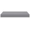 vidaXL Floating Wall Shelves 4 pcs Grey 40x23x3.8 cm MDF