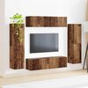 vidaXL TV Cabinet Set 8 pcs Old Wood Engineered Wood