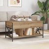 vidaXL Coffee Table Artisan Oak 100 x 55 x 48.5 cm Engineered Wood