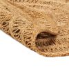 vidaXL Area Rug Hand-braided Jute 120 cm Round
