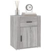 vidaXL Bedside Cabinet Grey Sonoma 50x36x60 cm Engineered Wood