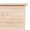 vidaXL Bedside Cabinet ALTA 41x35x55.5 Solid Wood Pine