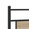 vidaXL Replace Headboard Sonoma Oak 160 cm Engineered Wood and Steel