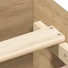 vidaXL Bed Frame without Mattress Artisan Oak 180x200cm Engineered Wood