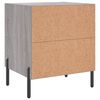 vidaXL Bedside Cabinets 2 pcs Grey Sonoma 40x35x47.5 cm Engineered Wood