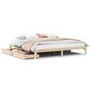 vidaXL Bed Frame with Drawers without Mattress 200x200 cm