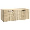 vidaXL Wall-Mounted TV Cabinet Sonoma Oak 78.5 x 31 x 30 cm