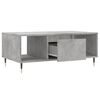 vidaXL Coffee Table Concrete Grey 90x50x36.5 cm Engineered Wood