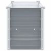 vidaXL Garden Raised Bed Galvanised Steel 160x40x45 cm Grey