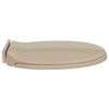 vidaXL Soft-Close Toilet Seat Beige Oval