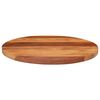 vidaXL Table Top Solid Wood Acacia Round 25-27 mm 50 cm