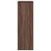 vidaXL Plant Stand Brown Oak 33x33x100 cm Engineered Wood