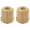 vidaXL Sisal Ropes 2 pcs 12 mm 250 m