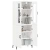 vidaXL Highboard White 69.5x34x180 cm Engineered Wood