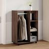 vidaXL Wardrobe Brown Oak 80x40x110 cm Engineered Wood