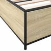 vidaXL Bed Frame without Mattress Sonoma Oak 150x200 cm King Size