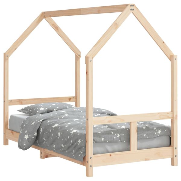 vidaXL Kids Bed Frame 80x160 cm Solid Wood Pine