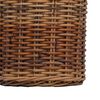 vidaXL Planter Basket with Storage 2 pcs Brown