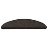 vidaXL Stair Mats Self-adhesive 30 pcs Black 56x17x3 cm