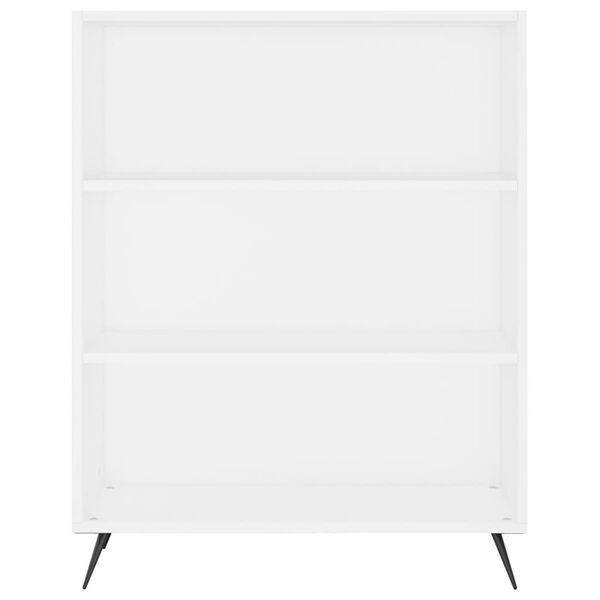 vidaXL Bookcase White 69.5x32.5x90 cm Engineered Wood