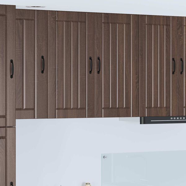 vidaXL Dishwasher Panel Lucca Brown Oak 80 x 31 x 80 cm