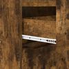 vidaXL Storage Cabinet Smoked Oak 40 x 48 x 105 cm Engineered Wood