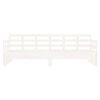 vidaXL Pull-out Day Bed without Mattress White 2x(80x200) cm