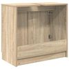 vidaXL Bathroom Cabinet Sonoma Oak 64.5 x 33.5 x 59 cm Engineered Wood