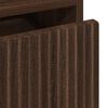 vidaXL Bedside Cabinet 2 pcs Brown oak 49 x 36 x 61 cm Engineered wood