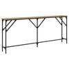 vidaXL Console Table Artisan oak 180 x 23 x 75 cm