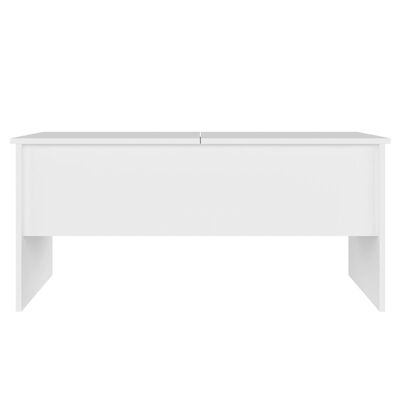 vidaXL Coffee Table White 102x50.5x46.5 cm Engineered Wood