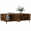 vidaXL Coffee Table Smoked Oak 104x60x35 cm Engineered Wood