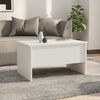 vidaXL Coffee Table White 80x50x42.5 cm Engineered Wood