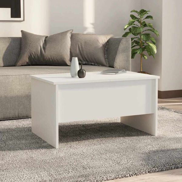 vidaXL Coffee Table White 80x50x42.5 cm Engineered Wood