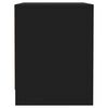 vidaXL Bedside Cabinets 2 pcs Black 45x34x44.5 cm Engineered Wood