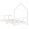 vidaXL Kids Bed Frame White 90x190 cm Solid Wood Pine