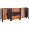 vidaXL Sideboard 3 pcs Brown 55 x 30 x 75 cm Solid Acacia Wood
